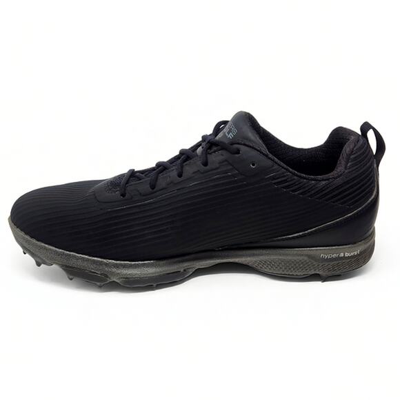 Skechers GO GOLF Pro 5 Mens 10 Black Lace Up Arch Fit Spiked Golf Shoes 214044 main image 10